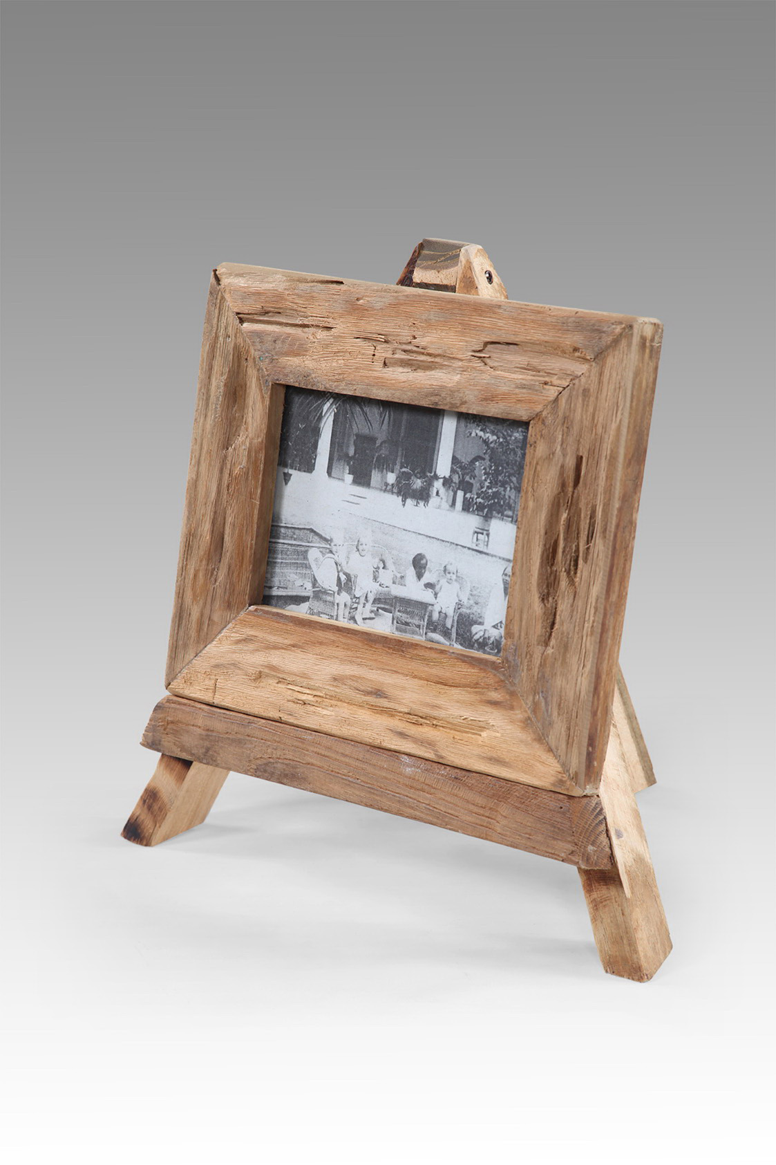Bilderrahmen STAFFELEI-S | Teakholz/Glas | ca. 25 x 20 cm