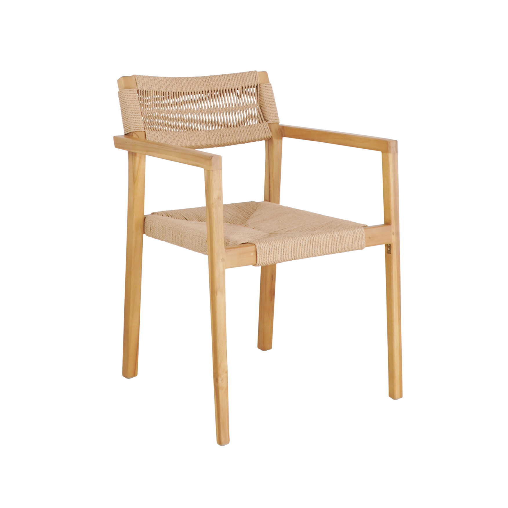 Gartenstuhl CHARLOTTE | Teakholz | Loom natur