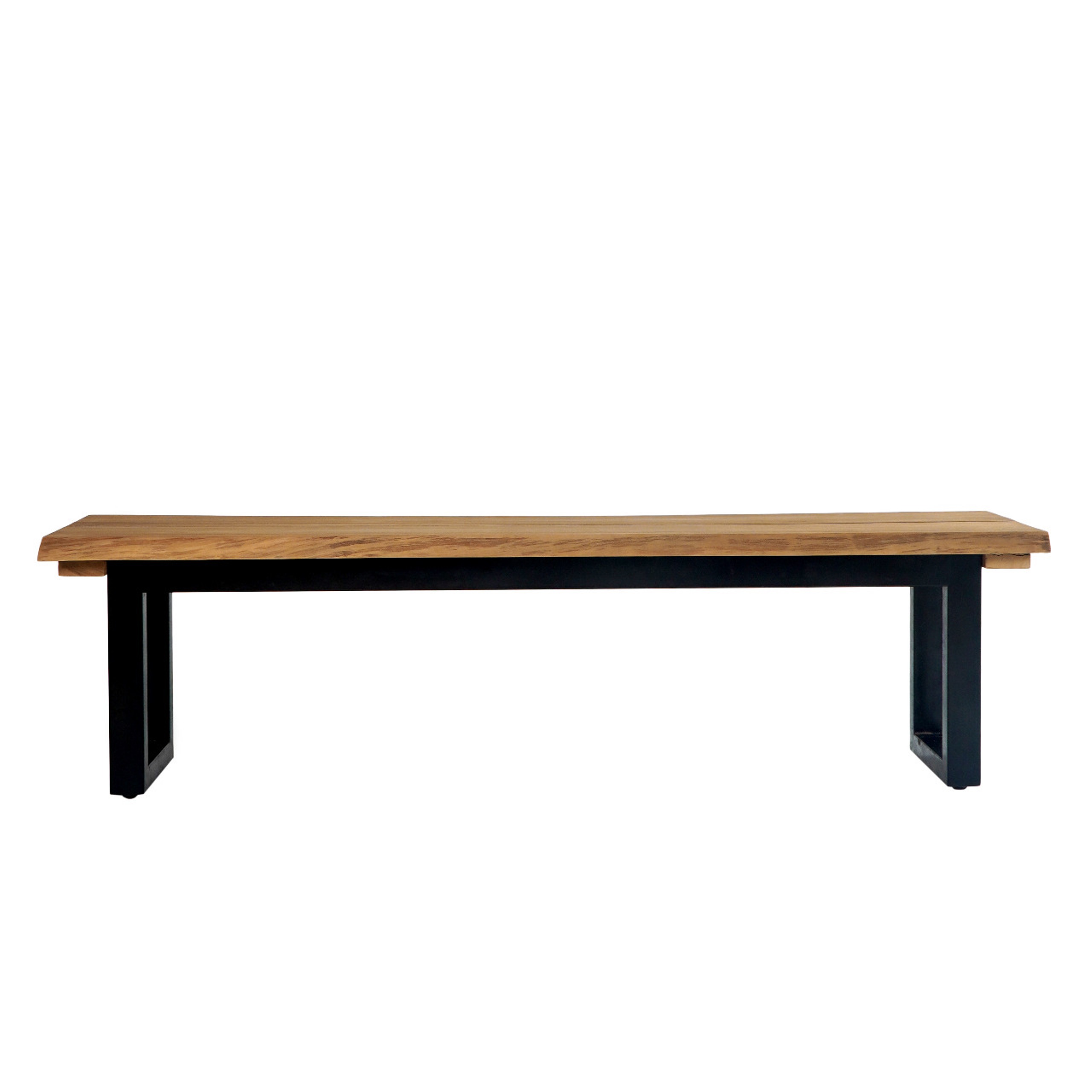 Garten-Sitzbank BAUMKANTE | Teakholz massiv | 170 cm