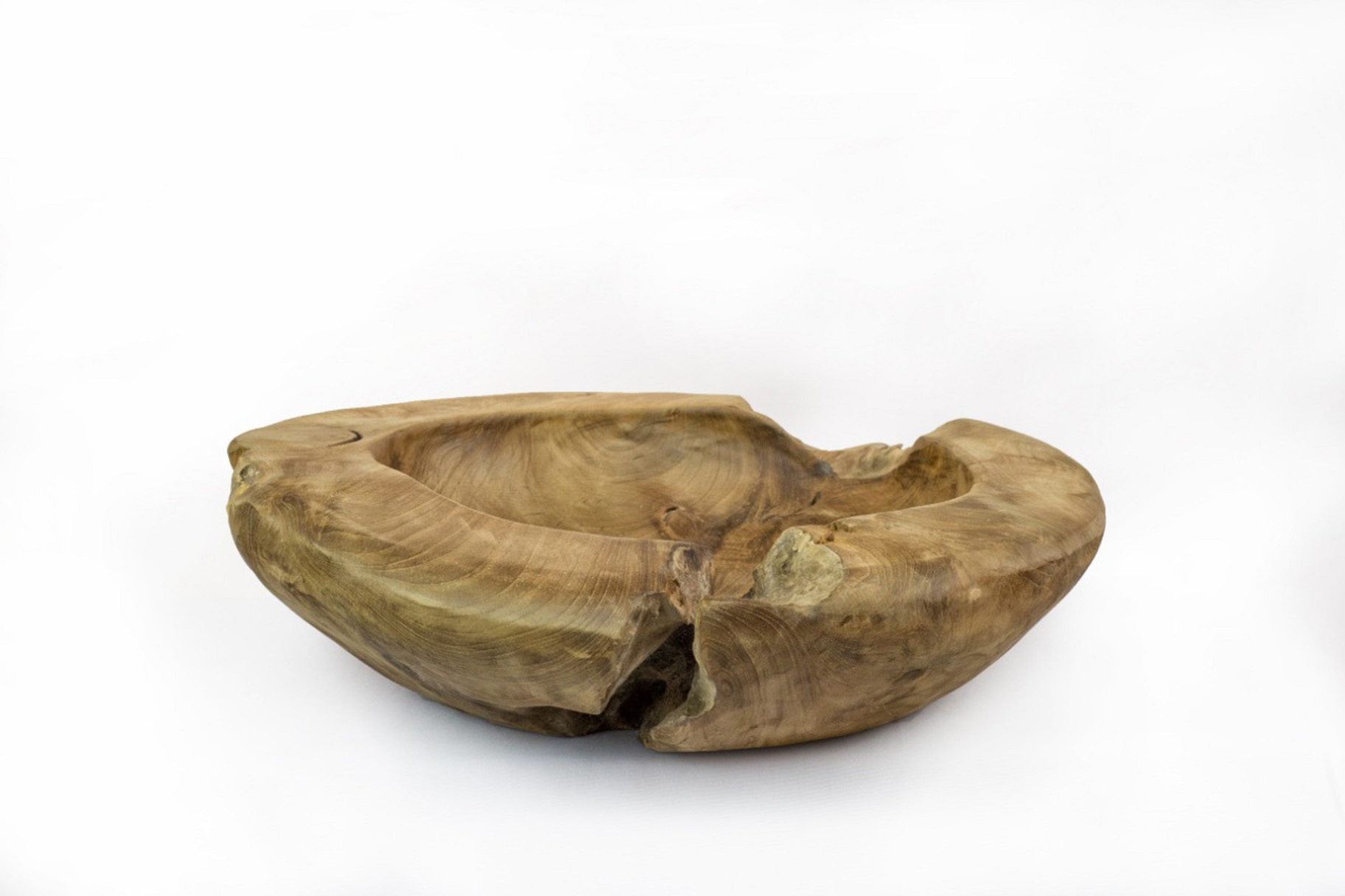 Wurzelschale PREMIUM | Teakholz | rund ca. 40 cm