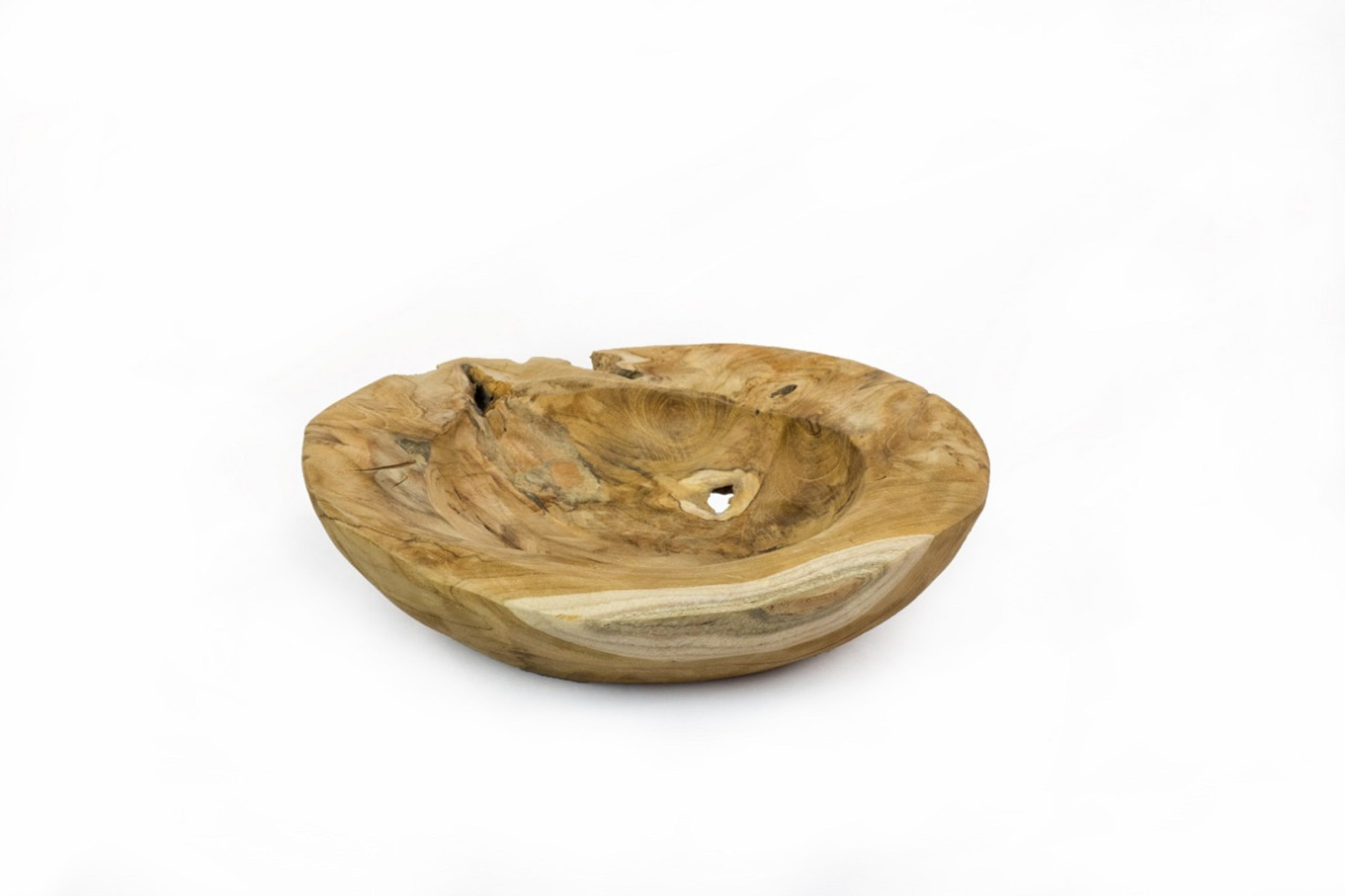 Wurzelschale PREMIUM | Teakholz | rund ca. 30 cm